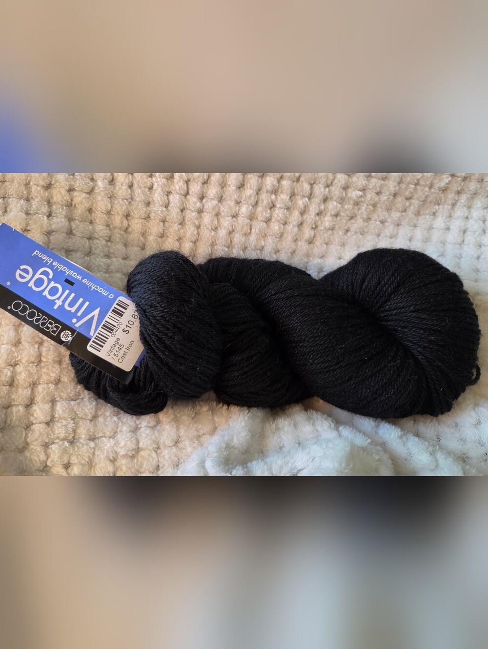 BERROCO VINTAGE YARN BLACK MACHINE WASHABLE KNITTING YARN